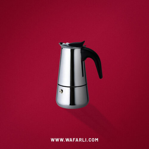 cafetière italienne en inox 6 tasses expresso