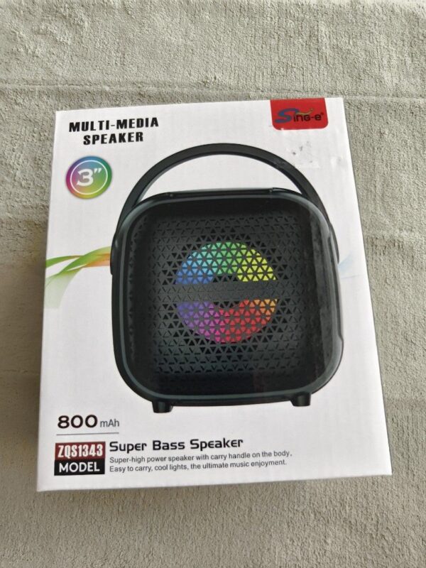 Speaker bluetooth rechargeable